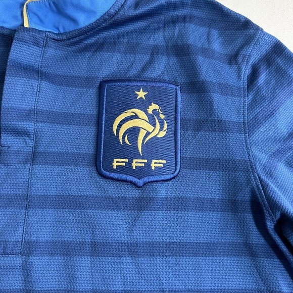 Nike 2012 France Authentic Home Match Player Issue Kit Shirt Jersey Benzema SZ M - Picture 7 of 14